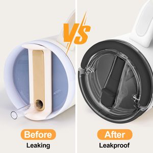 Tapa de Repuesto con Asa y Popote para Vaso Stanley de 40 oz, Tapa 100% Hermética, Antiderrames y Resistente a Salpicaduras - Product Image 5