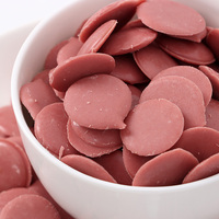 Fournisseur de chocolat Premium Delicious Chocolate Coin Chocolat blanc sucré de qualité alimentaire à la fraise