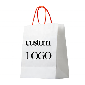 クリスマスカラフルなショッピングギフト紙袋カスタム再利用可能クラフト紙袋ベーカリーサンドイッチコーヒー環境に優しい包装 - Product Image 4