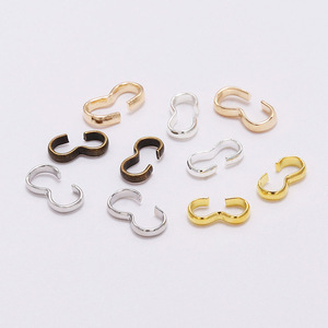 Cierre de tres formas para la fabricación de pulseras, en plata, oro, bronce antiguo, blanco, KKC, chapado en oro, accesorios de joyería DIY. - Product Image 3