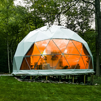 Tende a Cupola di Lusso per Glamping, Tende Geodetiche a Nido d'Ape in PVC per Resort, Hotel, Campeggio all'Aperto