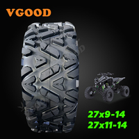 Pneus ATV VGOOD 14 pouces 14X4.10-6 14X5.0-6, pneus tout-terrain à crampons profonds pour quad UTV quatre roues