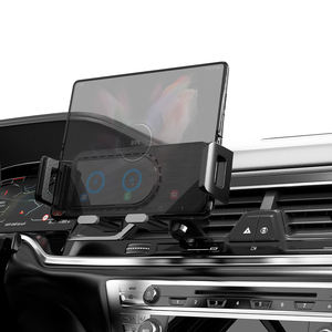 Support de téléphone de voiture à double bobine Chargeur sans fil pour téléphone portable Samsung Z Fold <span class=keywords><strong>3</strong></span> Z <span class=keywords><strong>Flip</strong></span> <span class=keywords><strong>3</strong></span> 4 <span class=keywords><strong>5</strong></span> - Product Image 2