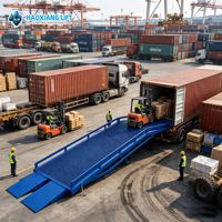 Rampe de quai mobile en acier robuste 10t 12t 15t 20t pour plateforme de travail, remorque de camion, chariot élévateur hydraulique et chargement de conteneurs