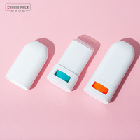 Contenant de stick déodorant en PP écologique, couleur personnalisée, 15G, OEM/ODM, vente en gros, ouverture facile, impression sérigraphique sur surface