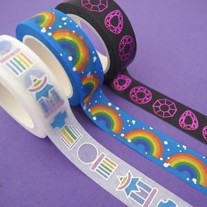 Tùy Chỉnh Dễ Thương Phim Hoạt Hình Washi Băng | Tùy Chỉnh Kích Thước, Đầy Màu Sắc Trang Trí Băng Cho Bullet Tạp Chí & DIY Thủ Công Mỹ Nghệ - Product Image 3