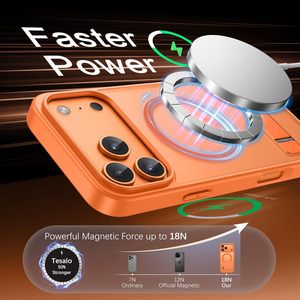 The High-end PC <b>Phone</b> case Designed for 17 ProMax/16/15/14/13 <b>Phone</b> case Comes with an Invisible Stand and a Magnetic <b>Ring</b> - Product Image 5