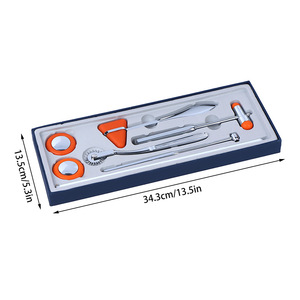 Ensemble de marteaux de percussion en acier inoxydable bleu, noir, orange, rouge, emballage en boîte cadeau, outils de diagnostic médical - Product Image 2