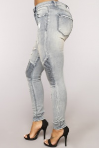 Été automne taille haute ladys <span class=keywords><strong>jean</strong></span> <span class=keywords><strong>tendance</strong></span> motard d'équitation jeans - Product Image 6