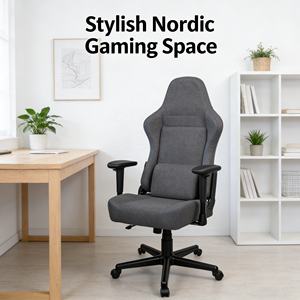 Sillas <span class=keywords><strong>Gamer</strong></span> con Respaldo Alto y Logotipo Personalizado, Respaldo Ajustable 180°, Sofá Cama Reclinable para Juegos, Estilo Nórdico para Espacios de Juego - Product Image 2