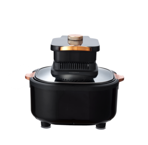 Ohigitechi 6L Friteuse à air à haute efficacité sans <span class=keywords><strong>huile</strong></span> avec couvercle en verre transparent et opération facile pour frites croustillantes poulet <span class=keywords><strong>poisson</strong></span> - Product Image 3