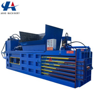 Presse à balles horizontale automatique 80-200T pour les déchets de papier, les cartons et les vêtements usagés, les canettes, les déchets d'aluminium