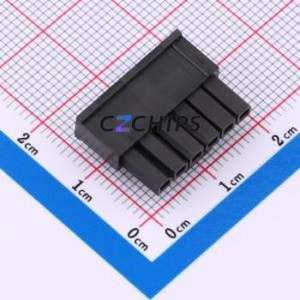 43645-6Y Housing (Wire-to-Board / Wire-to-Wire) P=3mm Connector ( Jack Structure: 1x6P )( Pitch: 3mm )( Number of Rows: 1 ) - Product Image 2