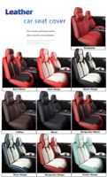 Ensemble complet de coussins en PVC, accessoires d'intérieur de voiture, décoration de siège de voiture, luxe, Version 9D, Sport, housses de siège de voiture, nouvelle collection 2023