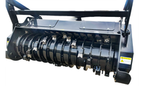 1345mm a 1745mm di larghezza di taglio silvicoltura trinciatrice per Skid Steer Loader con cuscinetto importato e taglia grande decespugliatore