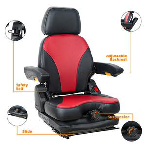 Asiento de Tractor compacto y cómodo de alta calidad, asiento de suspensión para cortacésped, suspensión neumática mecánica Universal - Product Image 2