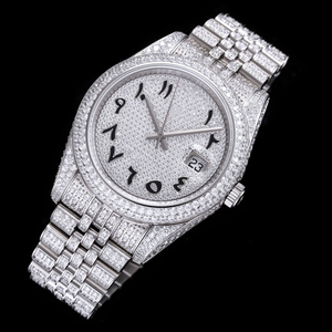Reloj de Lujo para Hombre con Diamantes, Reloj Mecánico Automático de Acero Inoxidable - Product Image 4