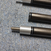 Queue de jeu professionnelle en Fiber de carbone 12.5mm pointe 19-20oz poids réglable joint radial bâton de queue de billard