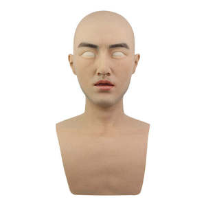 Maschera da festa in Silicone ideale per Cosplay con baffi per attore o attrice travestito Cosplayer - Product Image 2