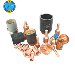 HYP <span class=keywords><strong>Electrodo</strong></span> de corte por plasma <span class=keywords><strong>220842</strong></span> y boquilla 220990 220941 220930 220816 220819 Punta de consumibles para antorcha PMX 65/85/105 - Product Image 1