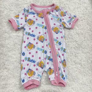 Custom Printed Bamboo Summer Baby Romper, Short-sleeved Bodysuit, One-piece Pajamas for Newborns. - Product Image 2