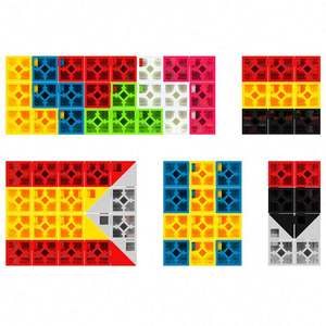 DIY ABS <b>Mini</b> <b>Train</b> Building Blocks Small Plastic Puzzles for Creative Baby Toy Creative Bricks Building Blocks - Product Image 6