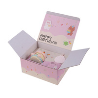 Boîte Cadeau Bougie Gâteau d'Anniversaire Dessin Animé Mignon Gardénia pour Souvenir d'Anniversaire Décoration Maison INS Faveur de Fête Présent Disponible