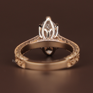 Anillo de Compromiso Atemporal para Mujer en Plata, Oro de 10K, Oro de 14K, Oro de 18K con Diamante Cultivado en Laboratorio de 2.3 Quilates, Joyería Fina para Novia - Product Image 2