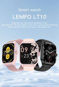 <span class=keywords><strong>Reloj</strong></span> <span class=keywords><strong>inteligente</strong></span> <span class=keywords><strong>LEMFO</strong></span> LT10 2024 Android regalo Bt llamada Smartwatch 2024 Dial táctil música Fitness Tracker relojes deportivos - Product Image 3
