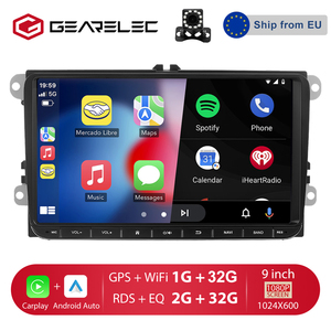 วิทยุติดรถยนต์ Android 14 ขนาด 9 นิ้ว สำหรับรถยนต์ VW Golf Passat B6 B7 Skoda Seat Octavia Polo Tiguan 2 Din รองรับ CarPlay และ Android Auto - Product Image 1