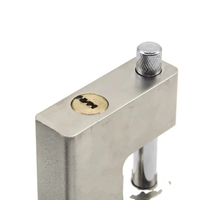 Offre Spéciale vente en gros 75mm robuste cadenas fer acier serrure extérieure rectangle cadenas
