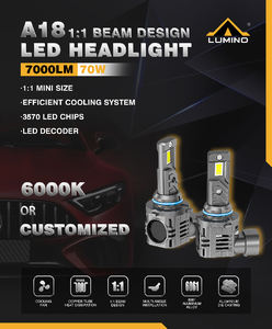 70W 6000K 12V LED koplamp LED koplamplamp Autoverlichtingssystemen H1 H3 H4 H7 H11 H13 9004 9005 9006 9007 9012 LED koplamp - Product Image 4