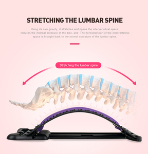 Soporte lumbar multinivel para espalda, silla para cama de coche con función de estiramiento, dispositivo para aliviar el dolor para el cuerpo - Product Image 6