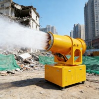 Canon à brouillard de grande capacité pour la suppression de la poussière avec une large couverture pour applications industrielles