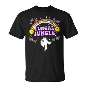 T-shirt Fungal Jungle, abbigliamento casual da donna, divertente e con umorismo per adulti - Product Image 1