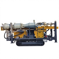 Nouvelle foreuse de puits d'eau à moteur diesel haute efficacité, profondeur 400m, machine de forage à circulation inversée rapide, facile à utiliser