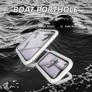 Liya 새로운 조건 직사각형 강화 유리 요트 현창 2 ''알루미늄 해양 하드웨어 교체 - Product Image 2