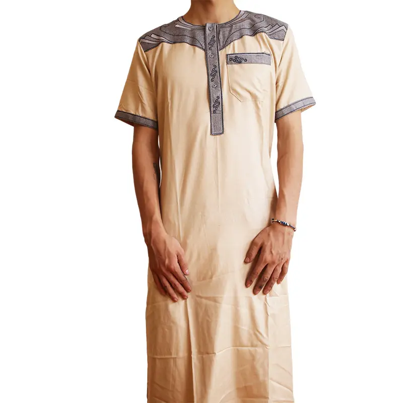 イスラム教徒の服メンズ良質伝統的なアフリカの服イスラム服パレスティニアンドレス