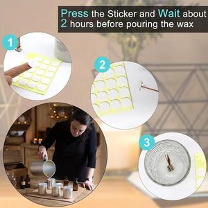 Navidad Boda Diwali Halloween Regreso a la escuela Vela decorativa Mecha Pegatinas - Product Image 2