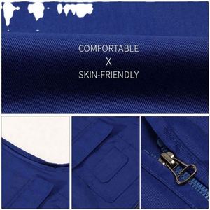Wholesale Custom Logo Advertising <b>Utility</b> Workwear Travel Work Multi Pocket <b>Vest</b> With Any Logo - Product Image 2
