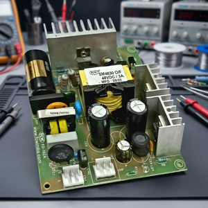 บอร์ดจ่ายไฟภายใน DC-DC ประสิทธิภาพสูงสำหรับไฟ LED อินพุต/เอาต์พุต 12V 10A พร้อมตัวเก็บประจุแบบอิเล็กโทรไลต์และหม้อแปลง - Product Image 2