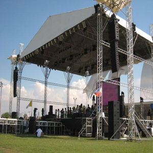 Sistema de Torre de Elevación para Techo de Truss de Aluminio Usado, Iluminación de Escenario, Truss Cuadrado con Pernos, en Oferta, 300x300mm 400x400mm - Product Image 5