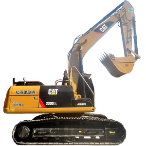 Excavadora de cadenas Caterpillar CAT 330d2L usada, fabricada en Japón, 30 toneladas, maquinaria de construcción, 90% nueva, Cat330D2L, excavadora grande usada. - Product Image 1