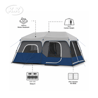 Tente familiale instantanée résistante aux intempéries Kawagebo Kamp (KK) pour 9 personnes, coupe-vent et portable, idéale pour le camping et la randonnée en plein air