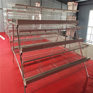 Jaula para Gallinas Ponedoras, <span class=keywords><strong>de</strong></span> Alambre Galvanizado en Caliente, Automática, <span class=keywords><strong>de</strong></span> 4 Niveles, con Capacidad para 128 Aves, Equipo Avícola para Gallinas Ponedoras - Product Image 3
