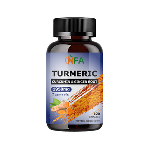 Cápsulas de Cúrcuma de Alta Pureza con Curcumina y Raíz de Jengibre, Mejoran la Movilidad Articular y Favorecen un Envejecimiento Saludable - Product Image 1