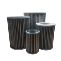 Cartouche filtrante plissée en acier inoxydable pour filtre à air moteur avec haute précision, haute densité, excellente performance de filtration