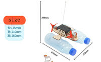 Jouets à assembler : Modèle de turbine éolienne, Bateau télécommandé en bois, Bateau télécommandé électrique RC, Jouets éducatifs scientifiques DIY, Cadeau, Modèle créatif