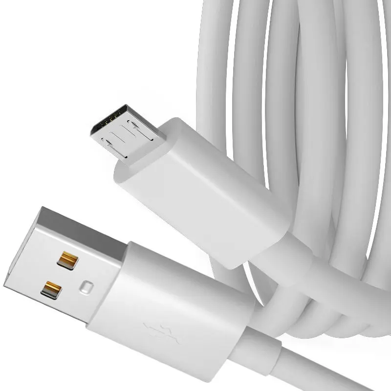 1.5m 2A White Android Phone Charging Data Cable Micro USB Cable For cellphone made in china