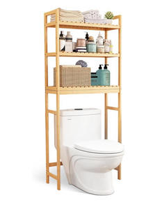 Banyo raf evrensel banyo tuvalet üzerinde depolama dolabı kolay montaj tuvalet raf organizatör düzenli banyo için - Product Image 1